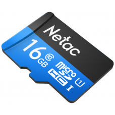 Карта памяти microSDHC 16GB Netac NT02P500STN-016G-S с адаптером