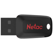 Флешка Netac 128Gb U197 NT03U197N-128G-20BK USB2.0 черный/красный