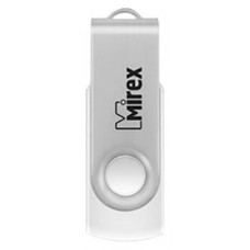 Флеш диск 64GB Mirex Swivel, белый