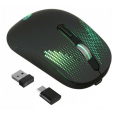 Мышь беспроводная Оклик 636LWC черный (1600dpi) USB/USB-C