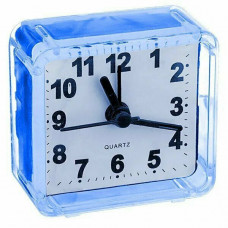 Perfeo Quartz часы-будильник "PF-TC-001", квадратные 5,5*5,5 см, синие