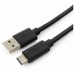 Cablexpert CCP-USB2-AMCM-6 Кабель USB AM/USB Type-C, 1.8 м, черный