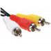 5bites AC3R-010M Кабель AUDIO / 3*RCA / M-M / STEREO / 1M