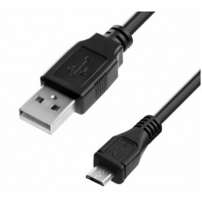 Bion Кабель USB 2.0 - micro USB, AM-microB 5P, 1.8м, черный 