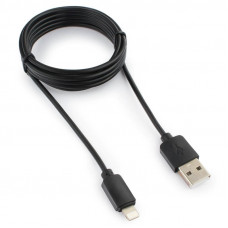 Кабель USB Гарнизон AM/Lightning, для iPhone5/6/7/8/X, IPod, IPad, 1м, черный