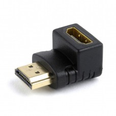Переходник HDMI-HDMI Cablexpert A-HDMI90-FML, 19F/19M, угловой соединитель 90 градусов, золотые раз