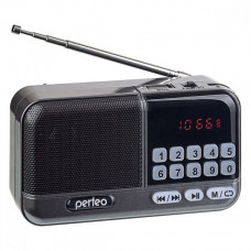 Радиоприемник Perfeo цифровой ASPEN FM+ 87.5-108МГц/ MP3/ питание USB серый